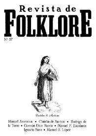 Revista de Folklore. Tomo 5b. Núm. 57, 1985 | Biblioteca Virtual Miguel de Cervantes