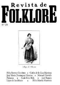 Revista de Folklore. Tomo 18a. Núm. 208, 1998 | Biblioteca Virtual Miguel de Cervantes