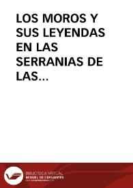 LOS MOROS Y SUS LEYENDAS EN LAS SERRANIAS DE LAS JURDES / Barroso Gutierrez, Félix | Biblioteca Virtual Miguel de Cervantes