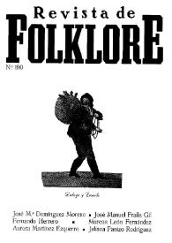 Revista de Folklore. Tomo 16b. Núm. 190, 1996 | Biblioteca Virtual Miguel de Cervantes
