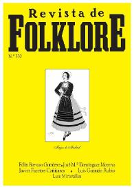 Revista de Folklore. Tomo 28a. Núm. 330, 2008 | Biblioteca Virtual Miguel de Cervantes