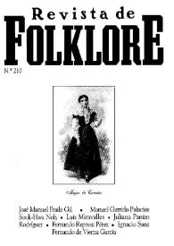 Revista de Folklore. Tomo 18a. Núm. 210, 1998 | Biblioteca Virtual Miguel de Cervantes
