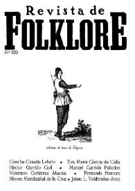 Revista de Folklore. Tomo 14a. Núm. 159, 1994 | Biblioteca Virtual Miguel de Cervantes