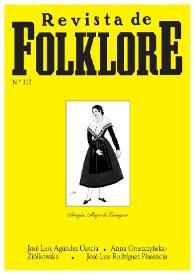 Revista de Folklore. Tomo 27a. Núm. 317, 2007 | Biblioteca Virtual Miguel de Cervantes