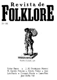Revista de Folklore. Tomo 10b. Núm. 119, 1990 | Biblioteca Virtual Miguel de Cervantes