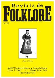Revista de Folklore. Tomo 28a. Núm. 327, 2008 | Biblioteca Virtual Miguel de Cervantes