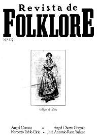 Revista de Folklore. Tomo 19b. Núm. 227, 1999 | Biblioteca Virtual Miguel de Cervantes