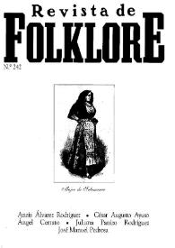 Revista de Folklore. Tomo 21a. Núm. 242, 2001 | Biblioteca Virtual Miguel de Cervantes