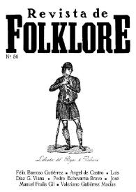 Revista de Folklore. Tomo 5b. Núm. 56, 1985 | Biblioteca Virtual Miguel de Cervantes