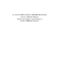 El santo sin nacer y mártir sin morir / Antonio Mira de Amescua ; ed. Carmen López Carmona y Aurelio Valladares Reguero | Biblioteca Virtual Miguel de Cervantes