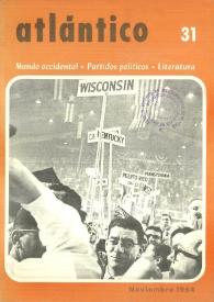 Atlántico : Revista de Cultura Contemporánea. Núm. 31, 1964 | Biblioteca Virtual Miguel de Cervantes