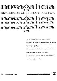 Nova Galicia : revista de cultura y política. Núm. 2, diciembre 1966 | Biblioteca Virtual Miguel de Cervantes