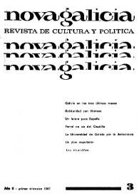 Nova Galicia : revista de cultura y política. Núm. 3, primer trimestre 1967 | Biblioteca Virtual Miguel de Cervantes