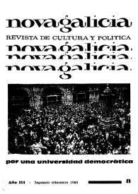 Nova Galicia : revista de cultura y política. Núm. 8, segundo trimestre 1968 | Biblioteca Virtual Miguel de Cervantes