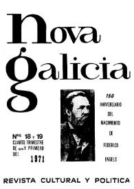 Nova Galicia : revista de cultura y política. Núm. 18-19, cuarto trimestre 1970-primer trimestre 1971 | Biblioteca Virtual Miguel de Cervantes