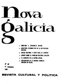 Nova Galicia : revista de cultura y política. Núm. 23, primer trimestre 1972 | Biblioteca Virtual Miguel de Cervantes