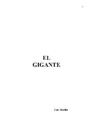 El gigante / Luis Matilla | Biblioteca Virtual Miguel de Cervantes