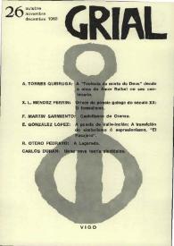 Grial : revista galega de cultura. Núm. 26, 1969 | Biblioteca Virtual Miguel de Cervantes