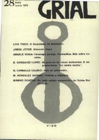 Grial : revista galega de cultura. Núm. 28, 1970 | Biblioteca Virtual Miguel de Cervantes