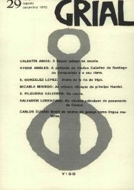 Grial : revista galega de cultura. Núm. 29, 1970 | Biblioteca Virtual Miguel de Cervantes