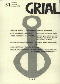 Grial : revista galega de cultura. Núm. 31, 1971 | Biblioteca Virtual Miguel de Cervantes