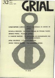 Grial : revista galega de cultura. Núm. 32, 1971 | Biblioteca Virtual Miguel de Cervantes