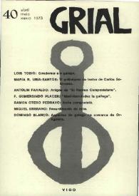 Grial : revista galega de cultura. Núm. 40, 1973 | Biblioteca Virtual Miguel de Cervantes
