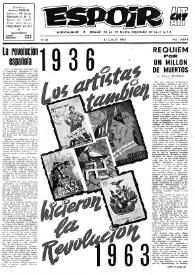Espoir : Organe de la VIª Union régionale de la C.N.T.F. Num. 81, 21 juillet 1963 | Biblioteca Virtual Miguel de Cervantes