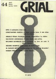 Grial : revista galega de cultura. Núm. 44, 1974 | Biblioteca Virtual Miguel de Cervantes