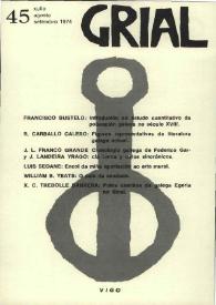 Grial : revista galega de cultura. Núm. 45, 1974 | Biblioteca Virtual Miguel de Cervantes