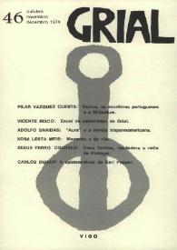 Grial : revista galega de cultura. Núm. 46, 1974 | Biblioteca Virtual Miguel de Cervantes