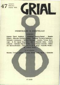 Grial : revista galega de cultura. Núm. 47, 1975 | Biblioteca Virtual Miguel de Cervantes