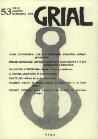 Grial : revista galega de cultura. Núm. 53, 1976 | Biblioteca Virtual Miguel de Cervantes