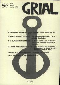 Grial : revista galega de cultura. Núm. 56, 1977 | Biblioteca Virtual Miguel de Cervantes