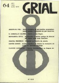 Grial : revista galega de cultura. Núm. 64, 1979 | Biblioteca Virtual Miguel de Cervantes