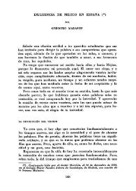 Influencia de Méjico en España / Gregorio Marañón | Biblioteca Virtual Miguel de Cervantes