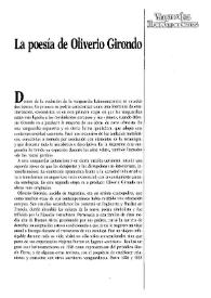 La poesía de Oliverio Girondo / Zully Segal | Biblioteca Virtual Miguel de Cervantes