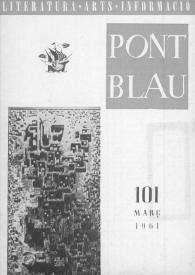 Pont blau : literatura, arts, informació. Any X, núm. 101, març del 1961 | Biblioteca Virtual Miguel de Cervantes