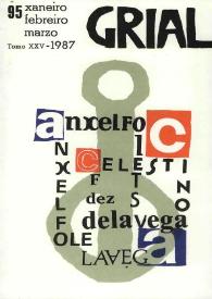 Grial : revista galega de cultura. Núm. 95, 1987 | Biblioteca Virtual Miguel de Cervantes