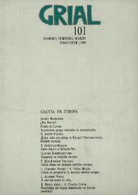 Grial : revista galega de cultura. Núm. 101, 1989 | Biblioteca Virtual Miguel de Cervantes