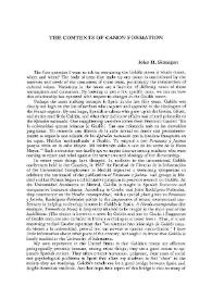 The contexts of canon formation / John L. Sinnigen | Biblioteca Virtual Miguel de Cervantes