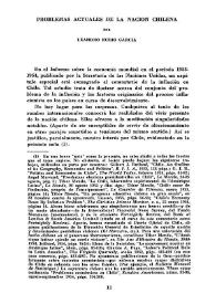 Problemas actuales de la nación chilena / Leandro Rubio García | Biblioteca Virtual Miguel de Cervantes