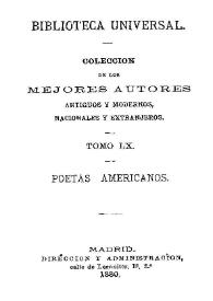 Poetas americanos | Biblioteca Virtual Miguel de Cervantes