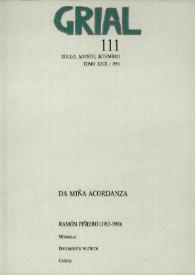 Grial : revista galega de cultura. Núm. 111, 1991 | Biblioteca Virtual Miguel de Cervantes