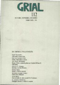 Grial : revista galega de cultura. Núm. 112, 1991 | Biblioteca Virtual Miguel de Cervantes