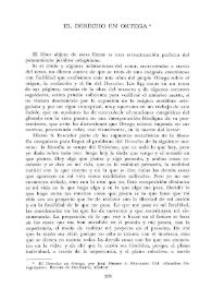 El derecho en Ortega / Fernando Malo | Biblioteca Virtual Miguel de Cervantes