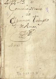 El primer Templo de Amor : Comedia Nueba  / [Fernández de León, Melchor] | Biblioteca Virtual Miguel de Cervantes