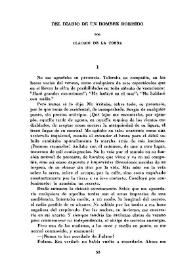 Del diario de un hombre dormido / por Claudio de la Torre | Biblioteca Virtual Miguel de Cervantes