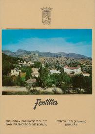Fontilles. Colonia Sanatorio de San Francisco de Borja | Biblioteca Virtual Miguel de Cervantes