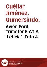 Avión Ford Trimotor 5-AT-A "Leticia". Foto 4 | Biblioteca Virtual Miguel de Cervantes